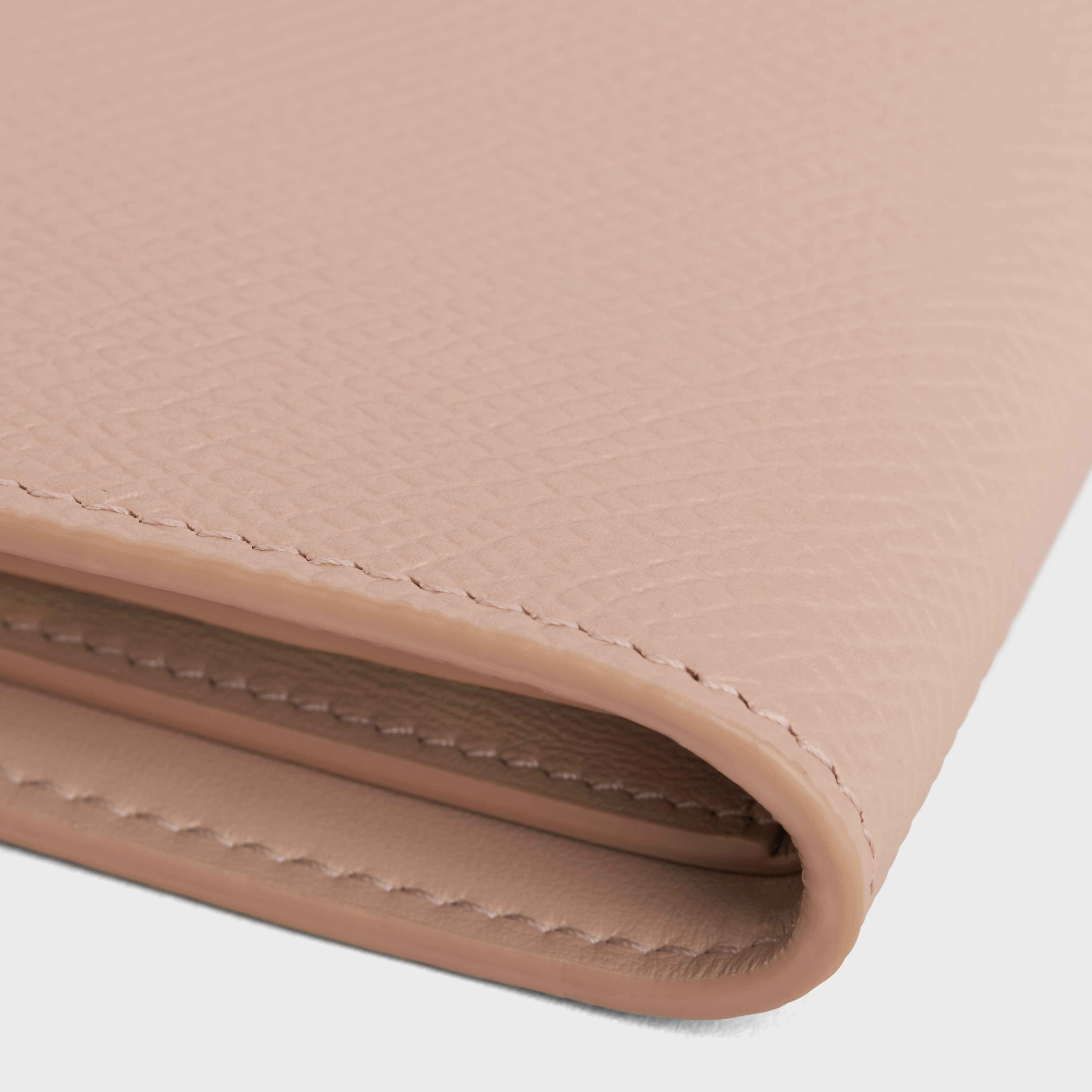 Medium strap wallet in Bicolour Grained Calfskin - 5