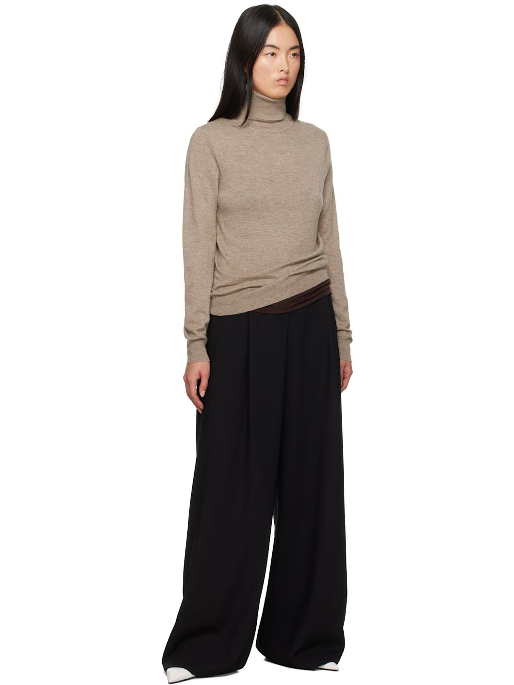 Taupe Frederica Turtleneck - 4