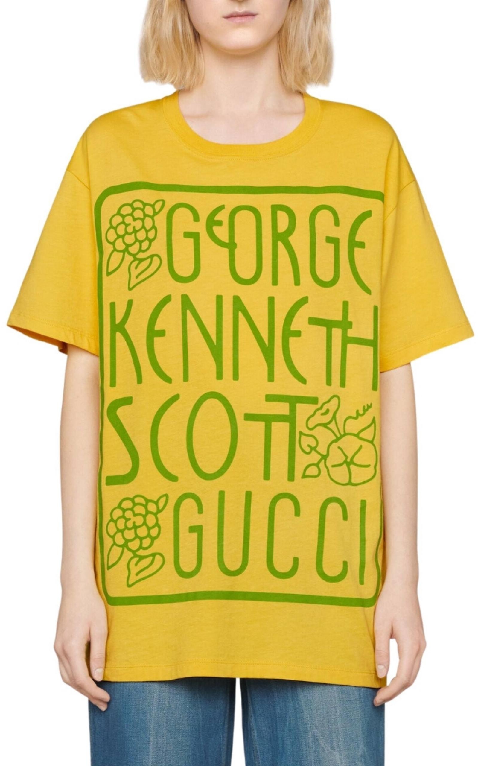 【GUCCI】×Ken Scott Tシャツ Gucci x Ken Scott Pea Print T-Shirt – Gavriel.us