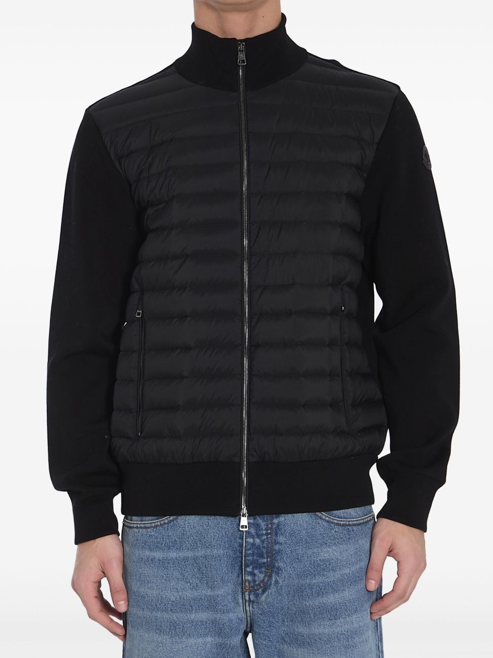 padded cardigan - 1