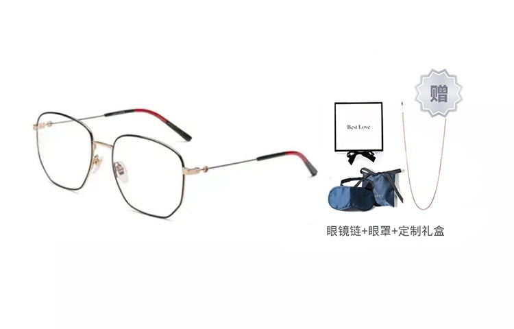 Gucci GG Standard Optical Glasses Frame Sub Edition Black GG0396O-001 - 5