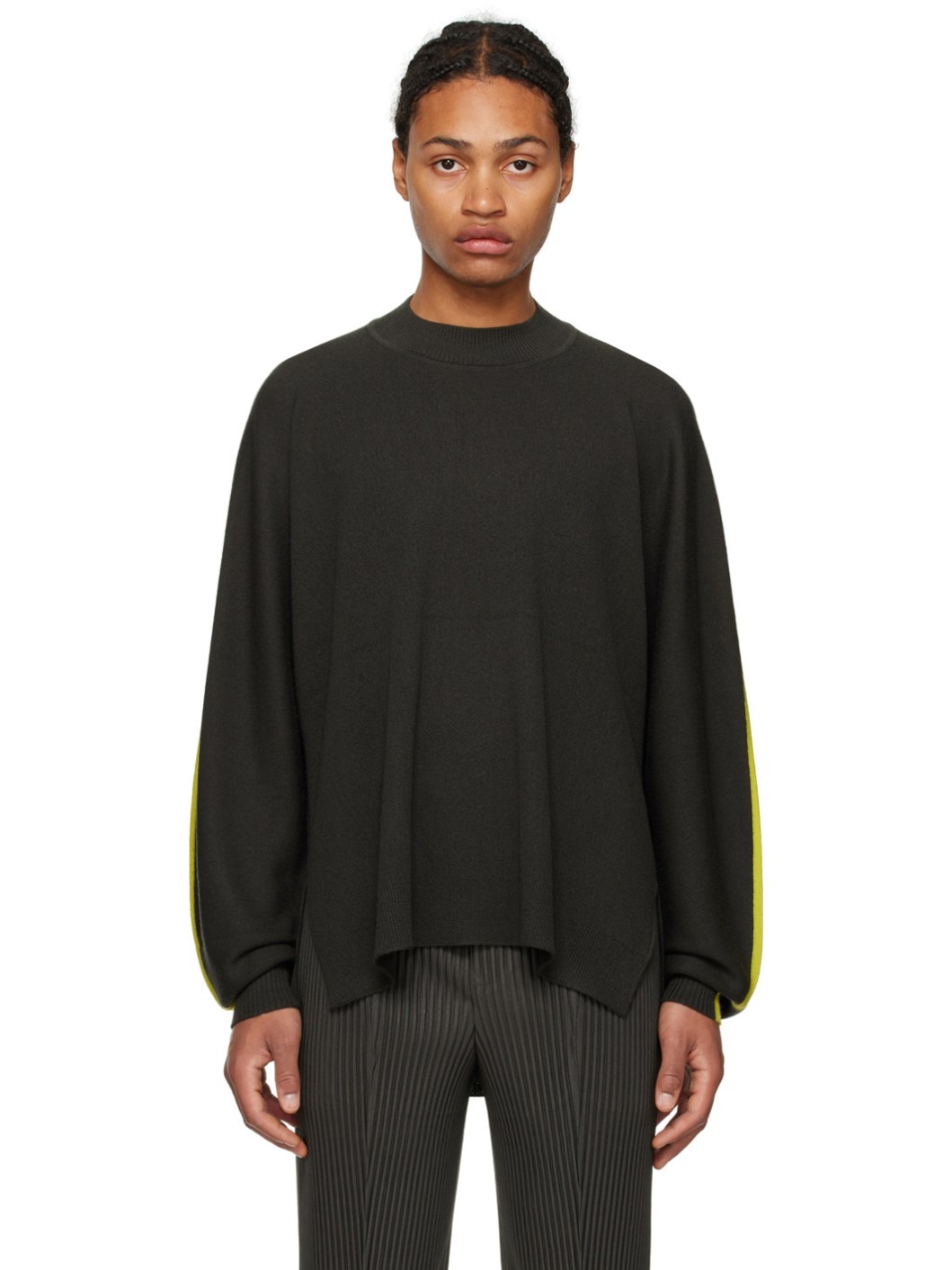 Gray Framework Sweater - 1