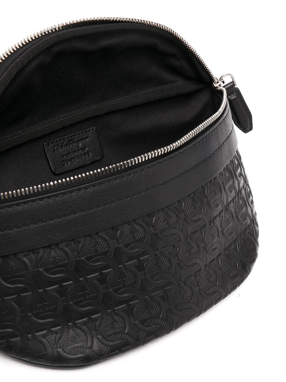 Gancini-embossed belt bag - 5