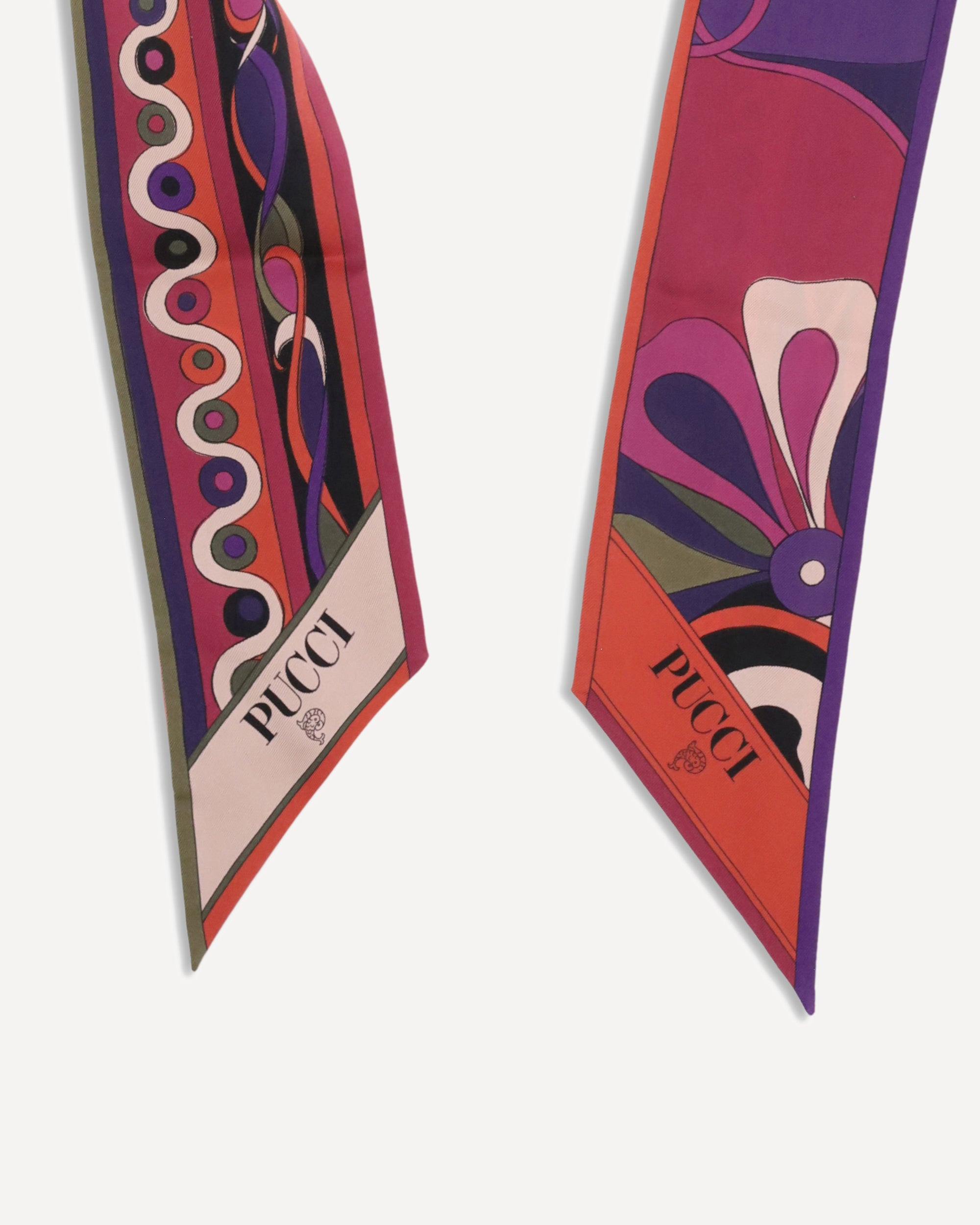 Silk triangle Scarf - 3
