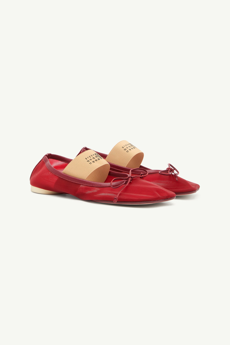 MM6 Maison Margiela Anatomic Numeric Ballerinas outlook