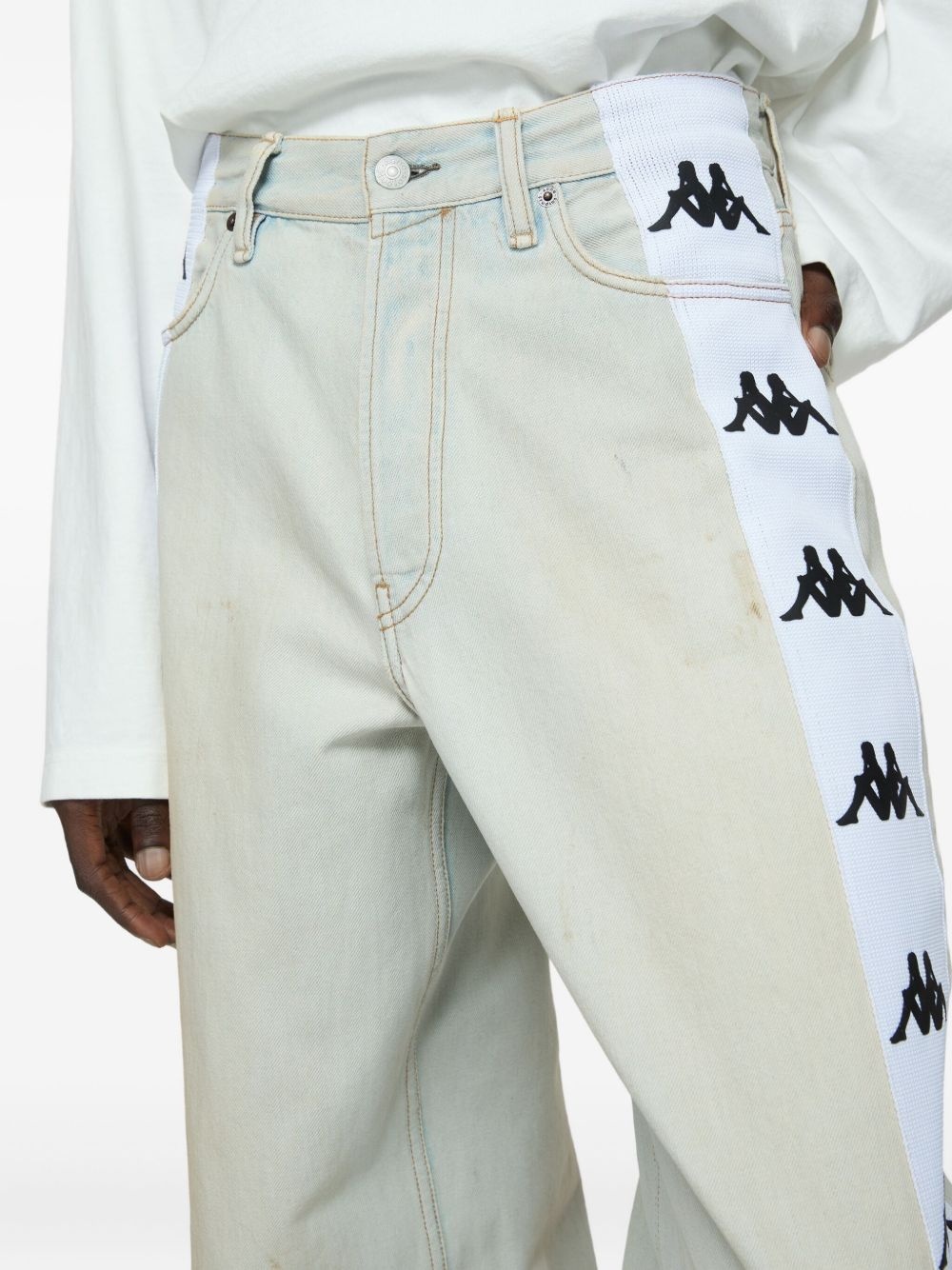 x Kappa straight-leg jeans - 6