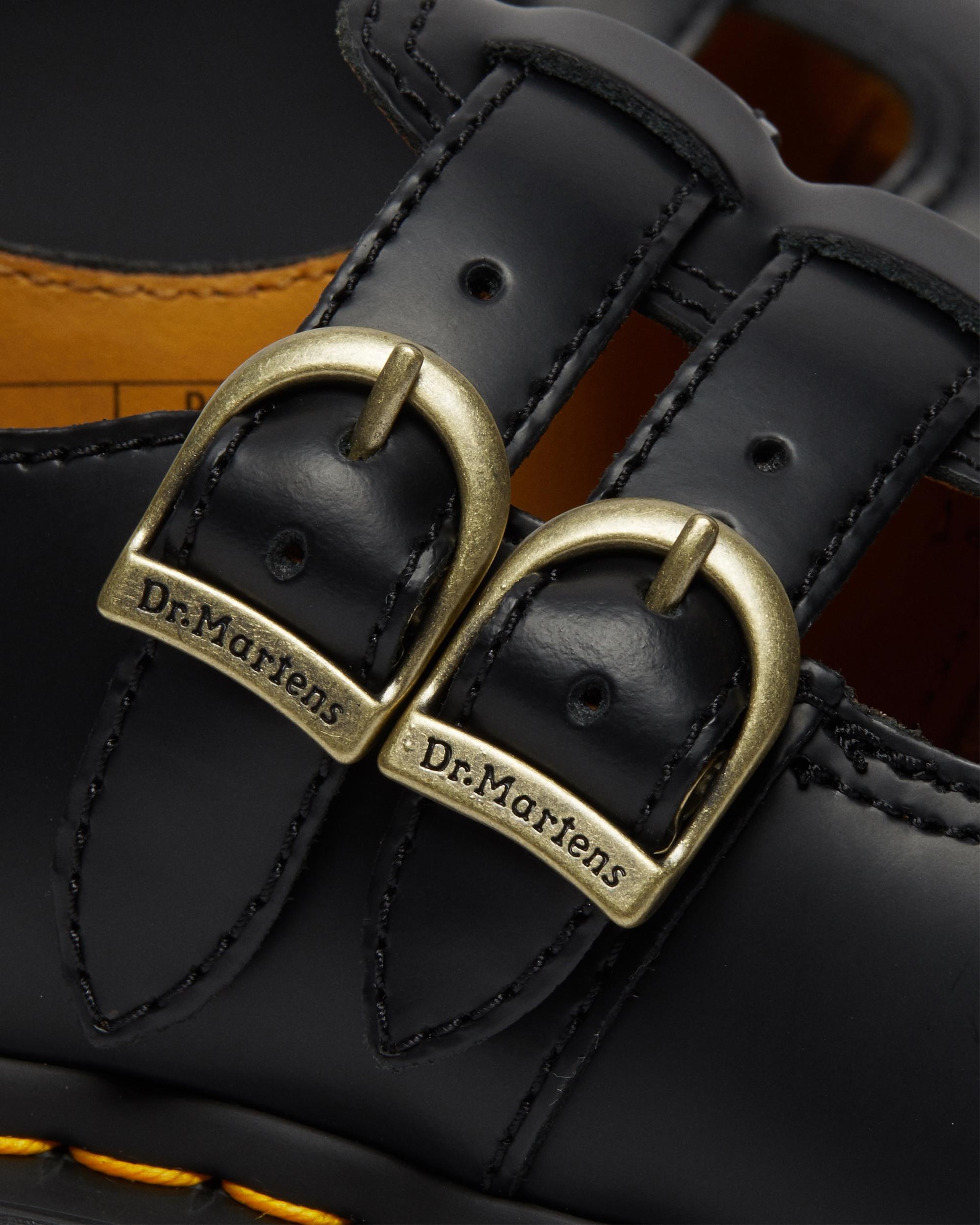 8065 Smooth Leather Mary Jane Shoes - 4