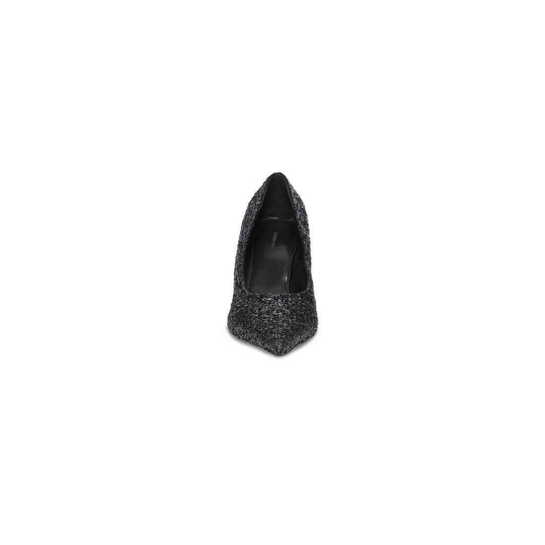 Women's Square Knife 80mm Pump  in Black - 3