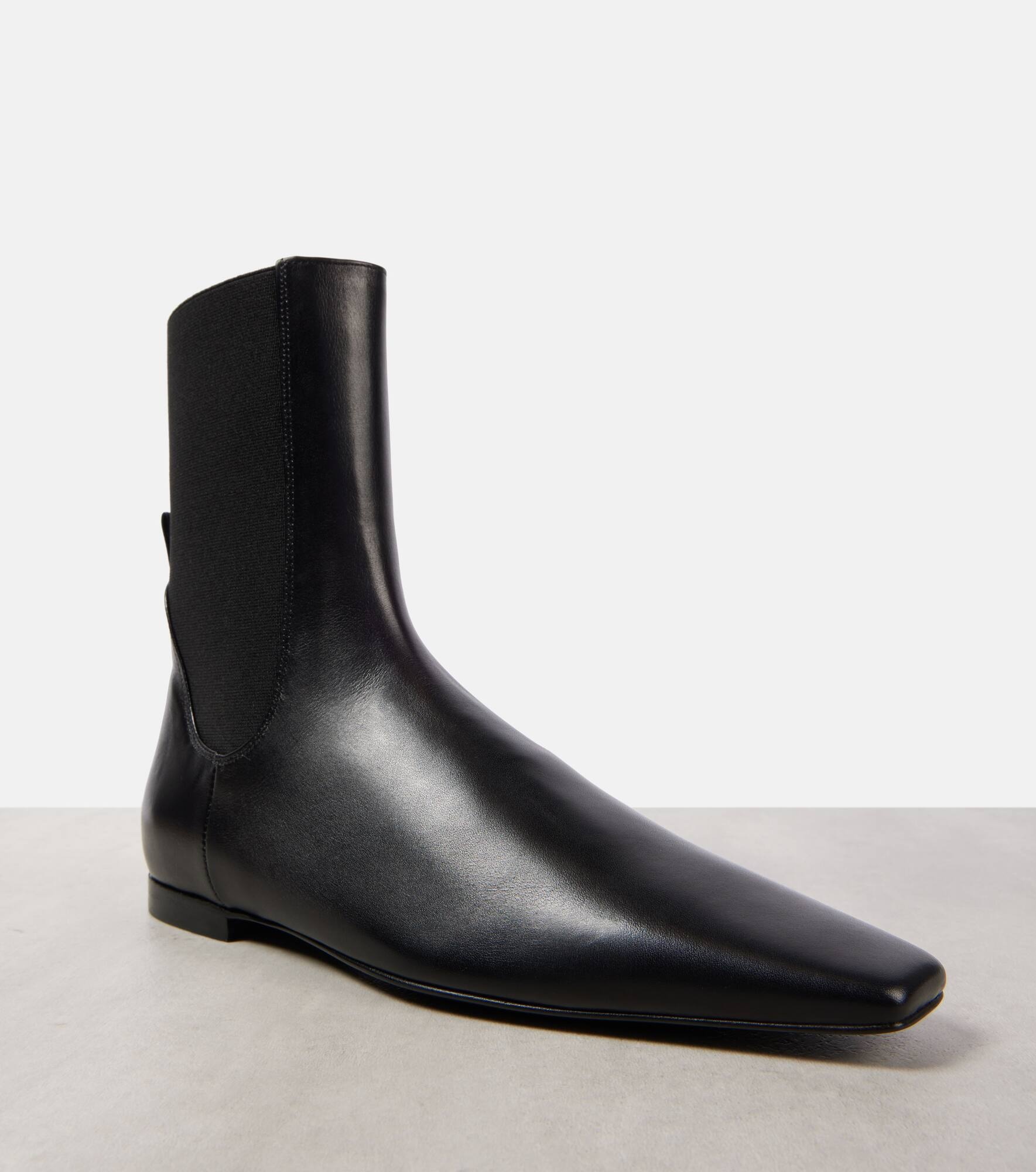 Leather chelsea boots - 5
