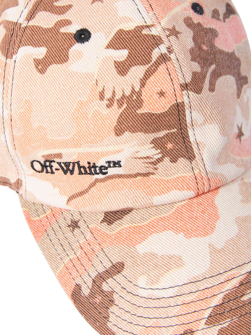 주황색 Camo 야구 모자 3