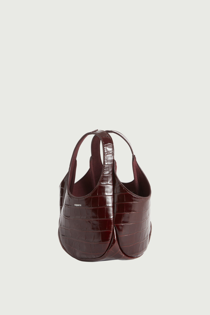 Croco Mini Bucket Swipe Bag 3