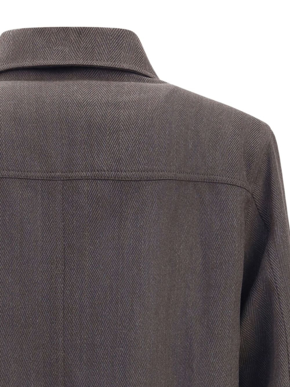 herringbone wool jacket - 3