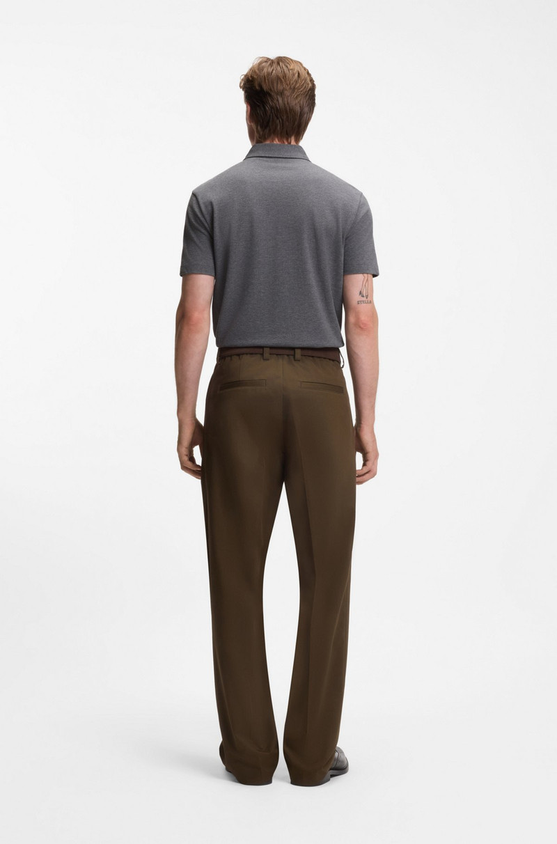 BECKHAM X BOSS POLO SHIRT IN COTTON AND SILK 5