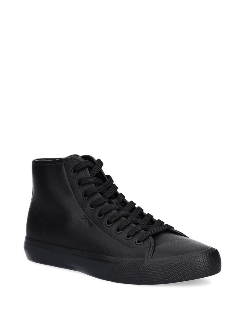 BOSS lace-up hi-top sneakers outlook