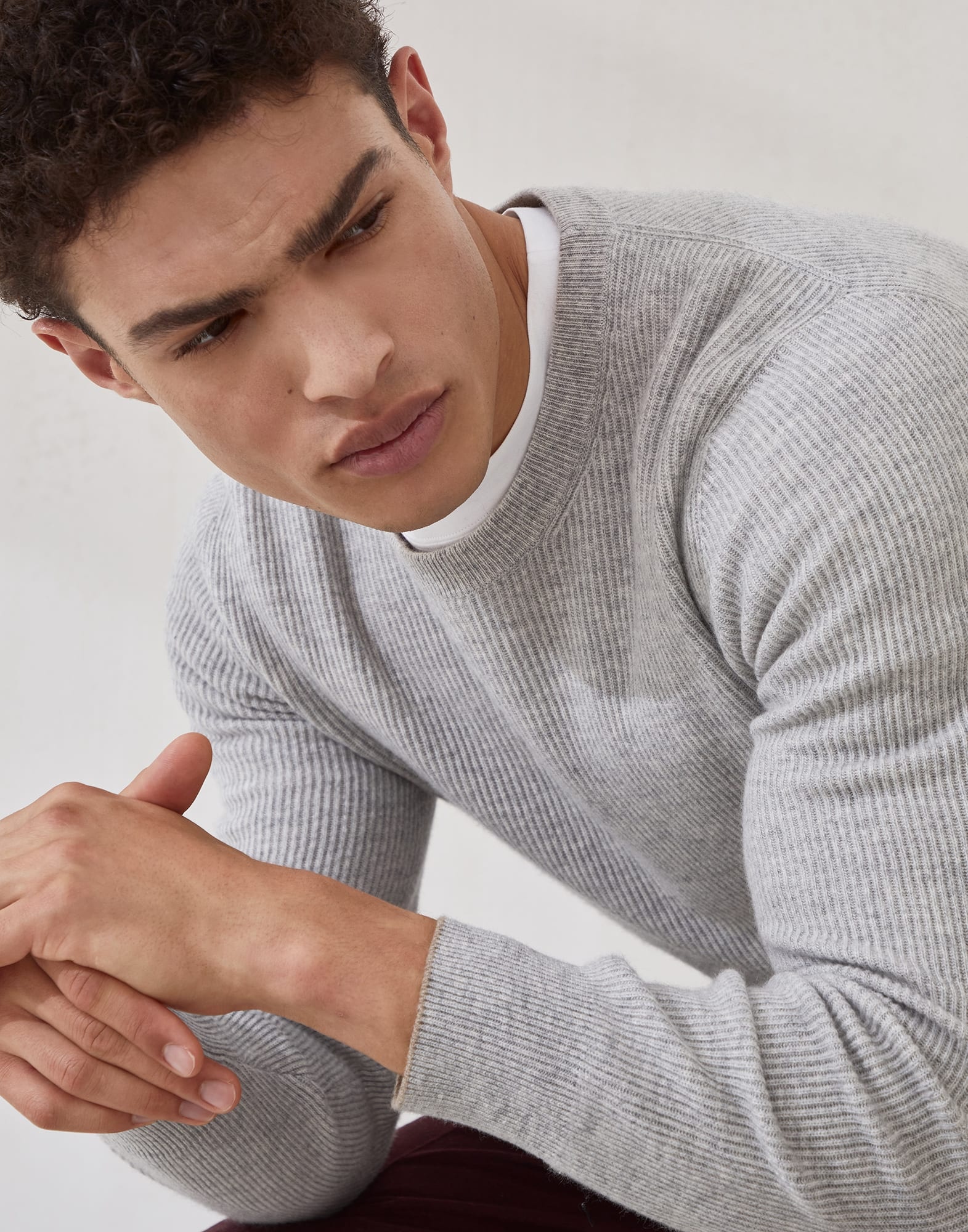 Cashmere English Rib sweater - 3
