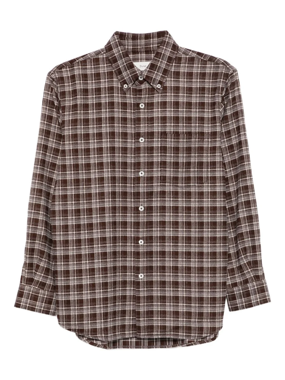 check button-down shirt - 1