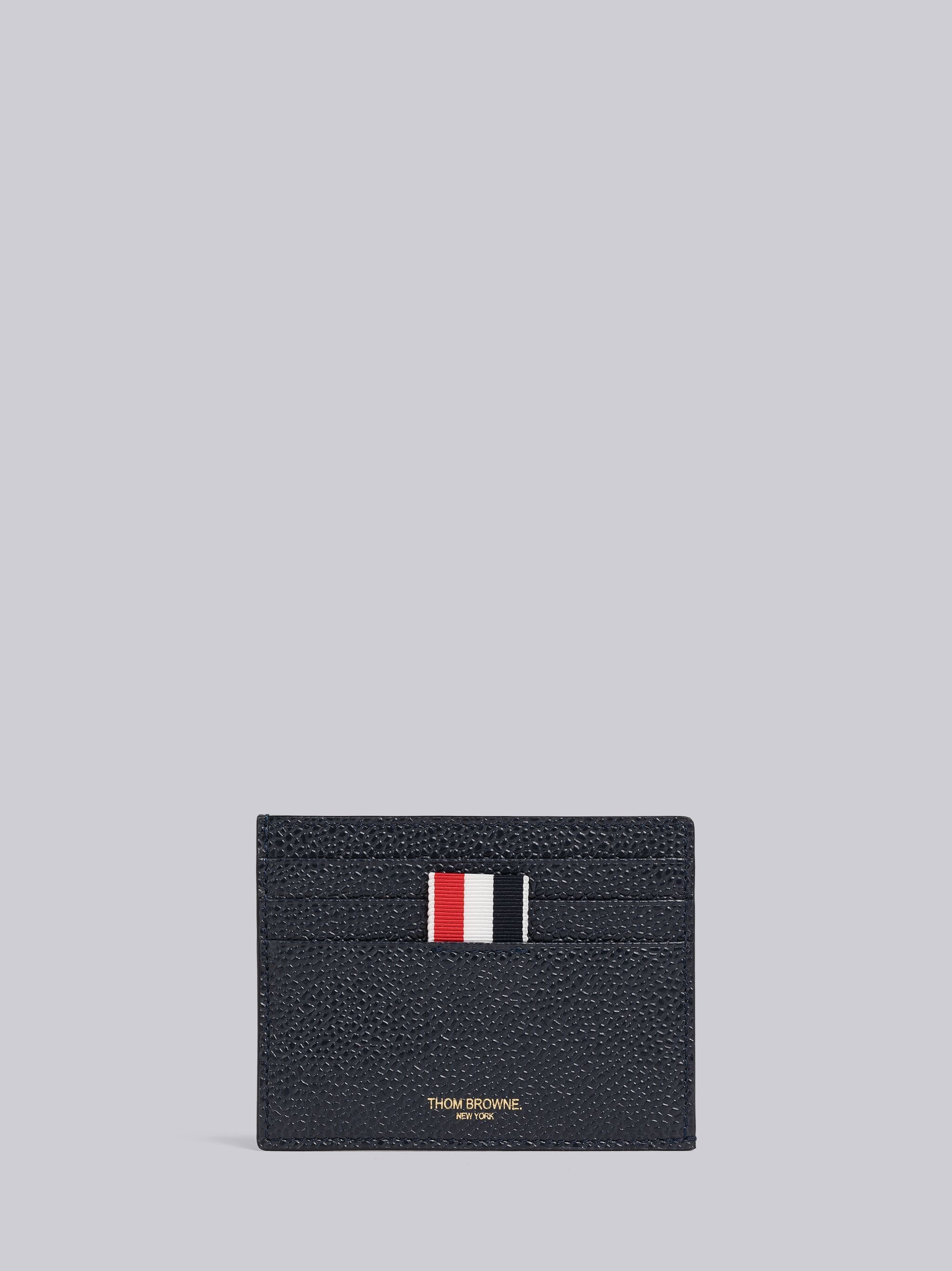 Pebble Grain Leather Tartan Hector Card Holder - 4