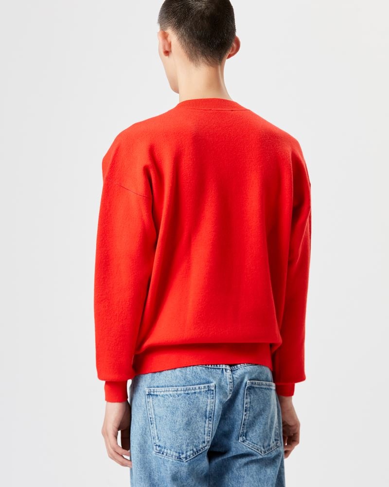 ATLEY COTTON AND LOGO SWEATER - 5