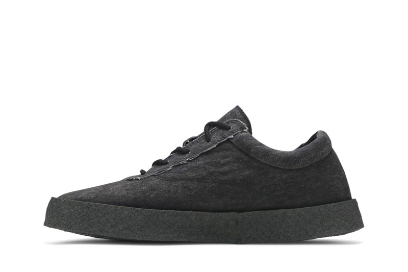 YEEZY Yeezy Season 6 Washed Canvas Crepe Sneaker 'Graphite' outlook