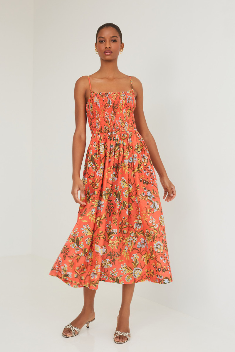 Cara Cara Carmen Dress
Ruffled, Smocked, and Made for Sunkissed Days outlook