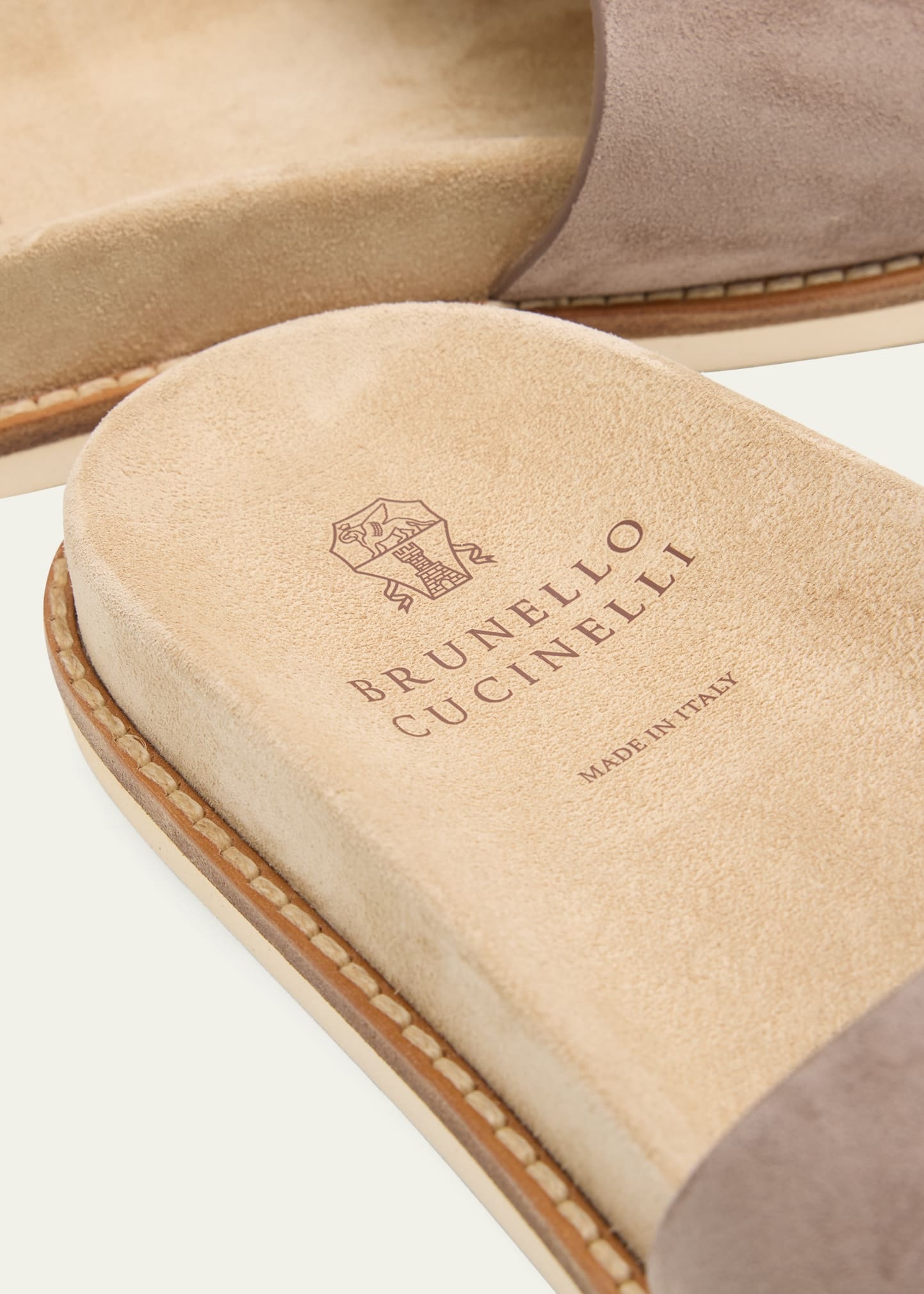 Men's Suede Slide Sandals - 5