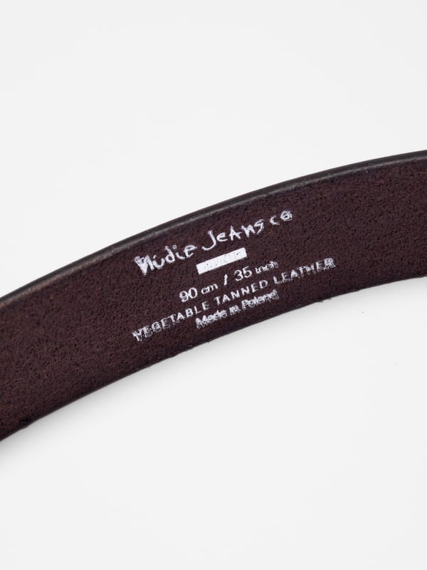 Western Silver Belt Dark Brown - 5
