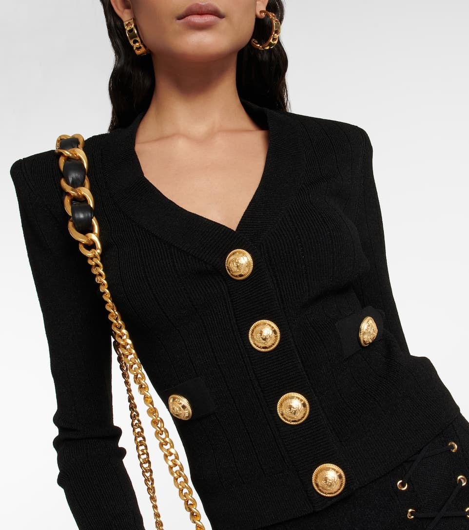 Cropped cardigan - 4