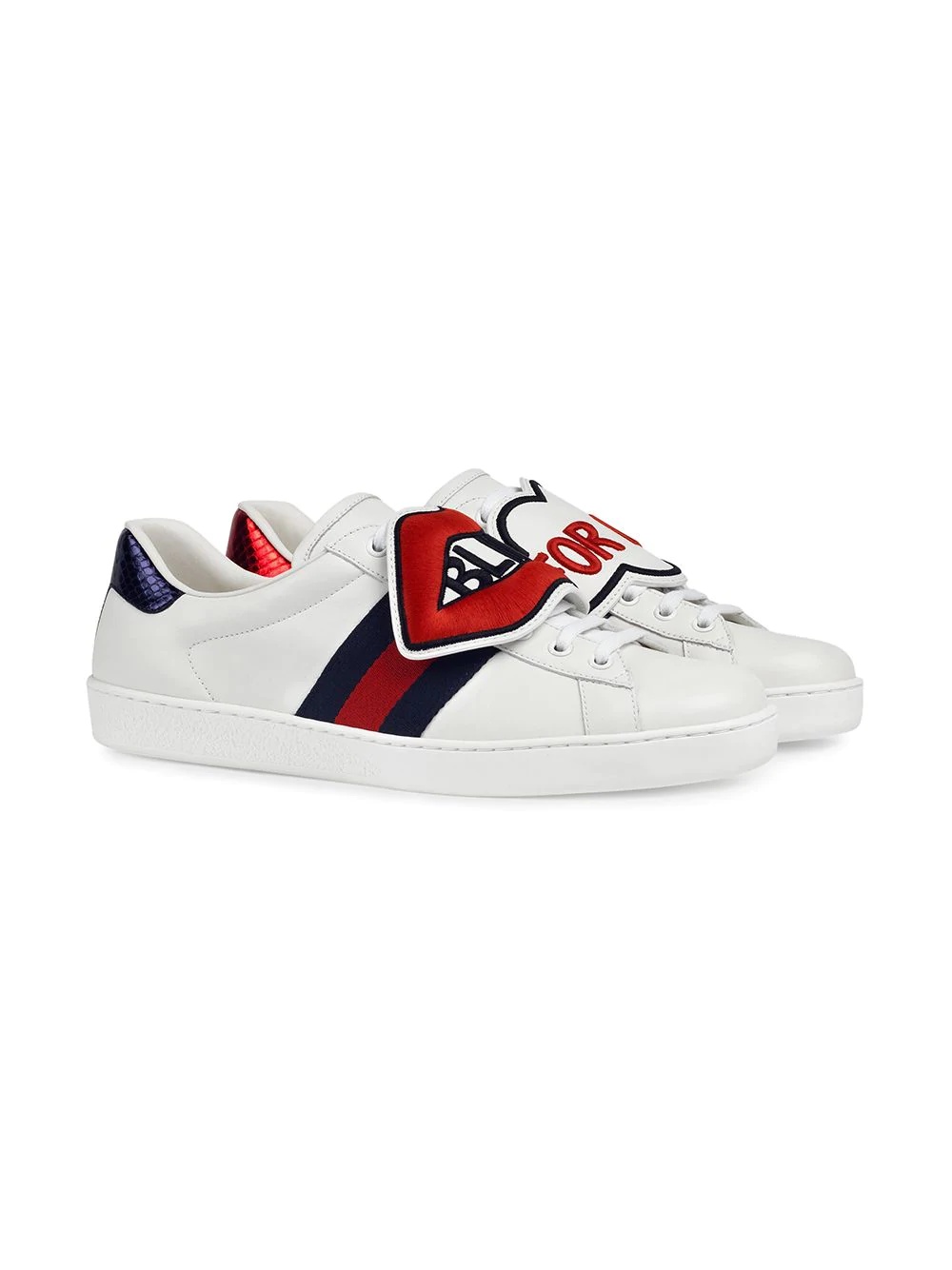 Ace sneaker with removable embroideries  - 2