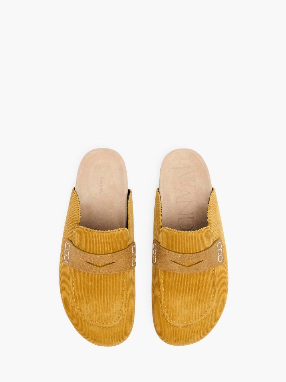 CORDUROY LOAFER MULES - 4