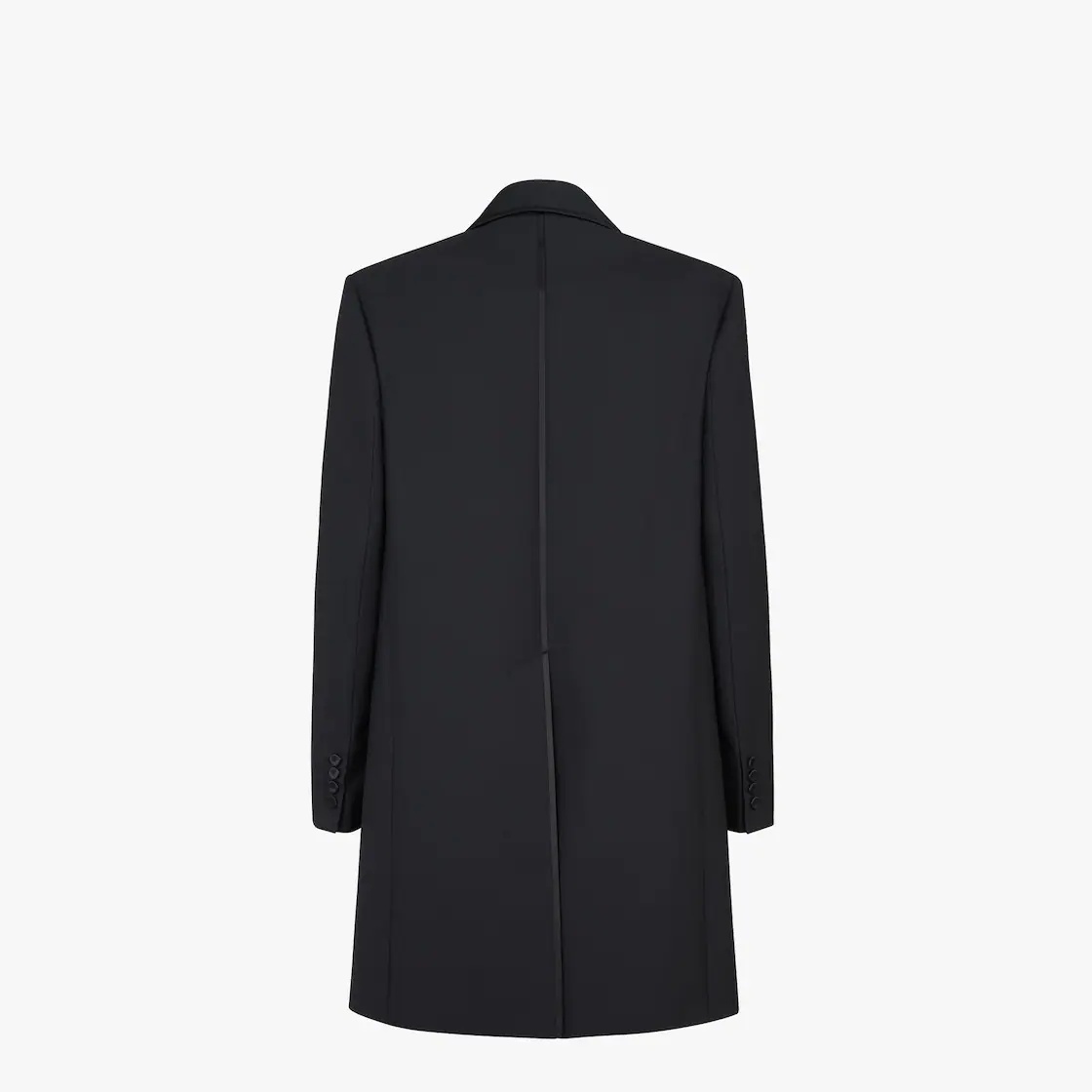 Black wool coat - 2