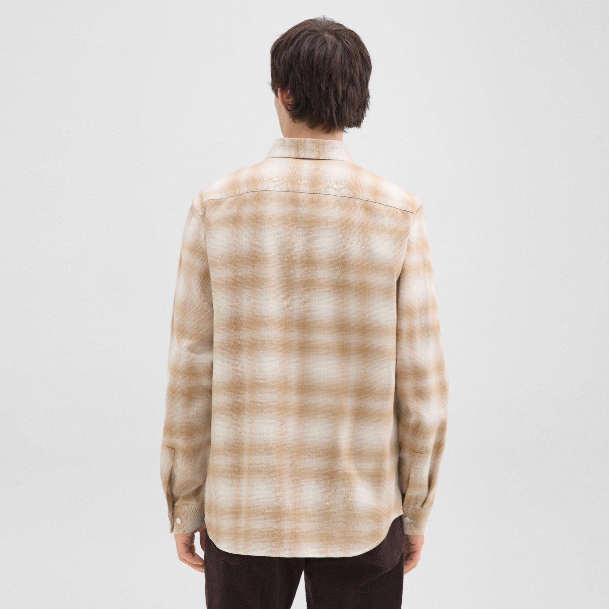 Irving Shirt in Plaid Cotton Flannel - 4