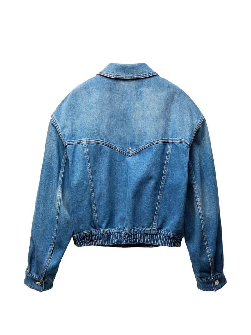 VERSACE denim blouson outlook