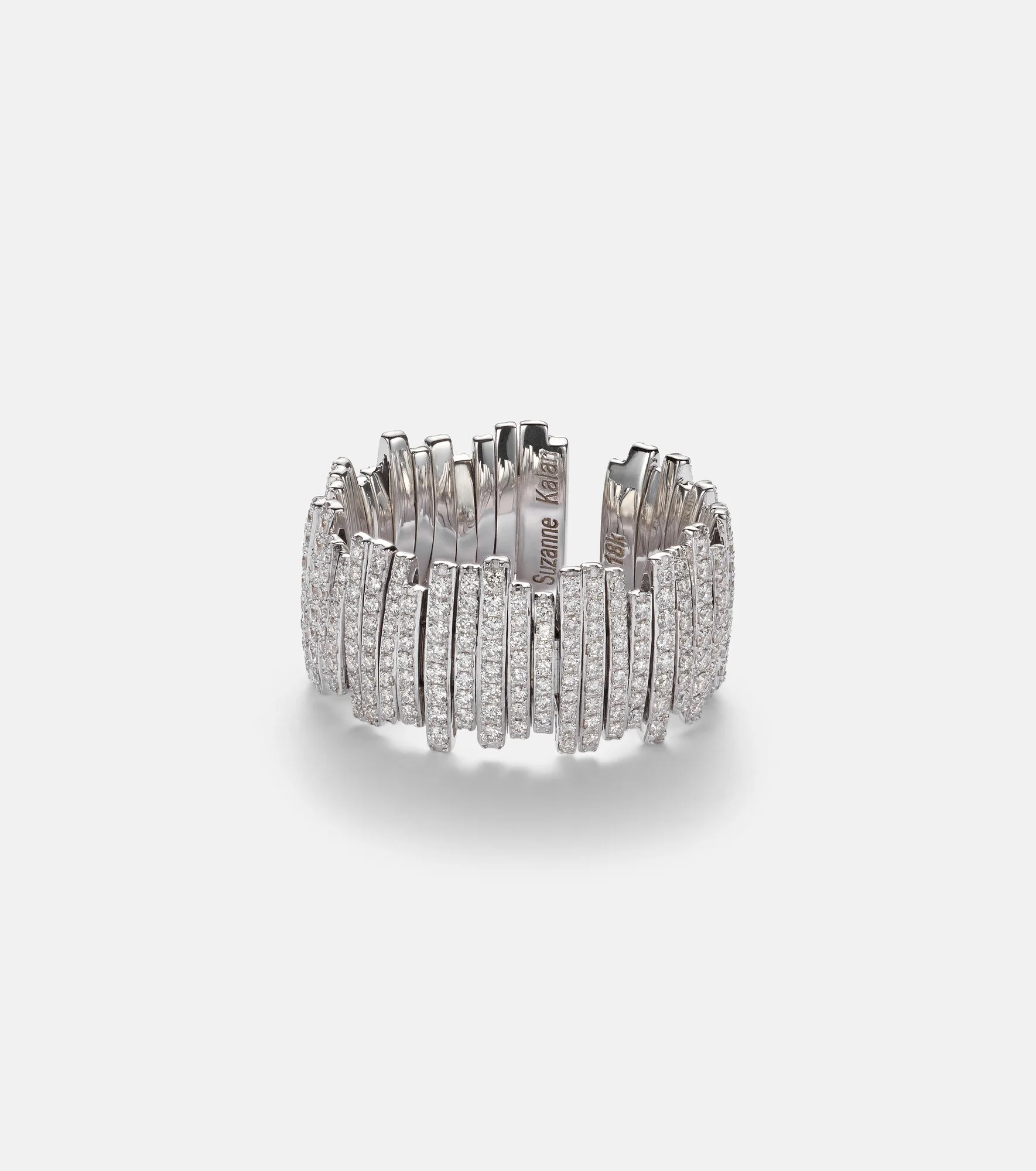 Classic Milli 18kt white gold ring with diamonds - 1