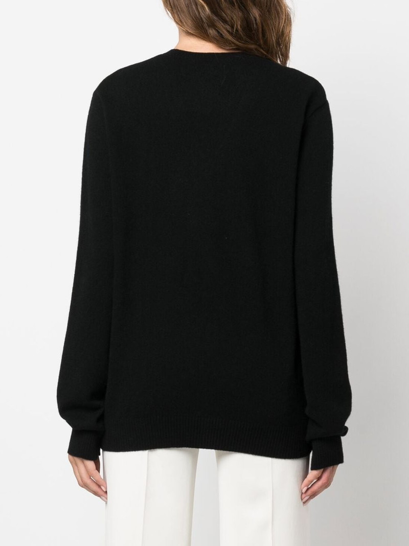 V-neck cashmere sweater 4