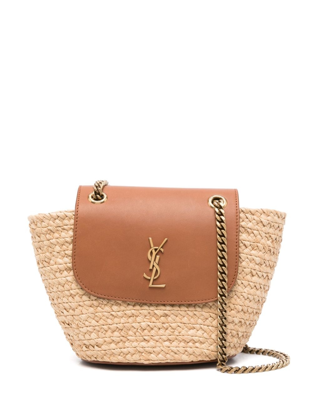small Manon raffia crossbody bag - 1