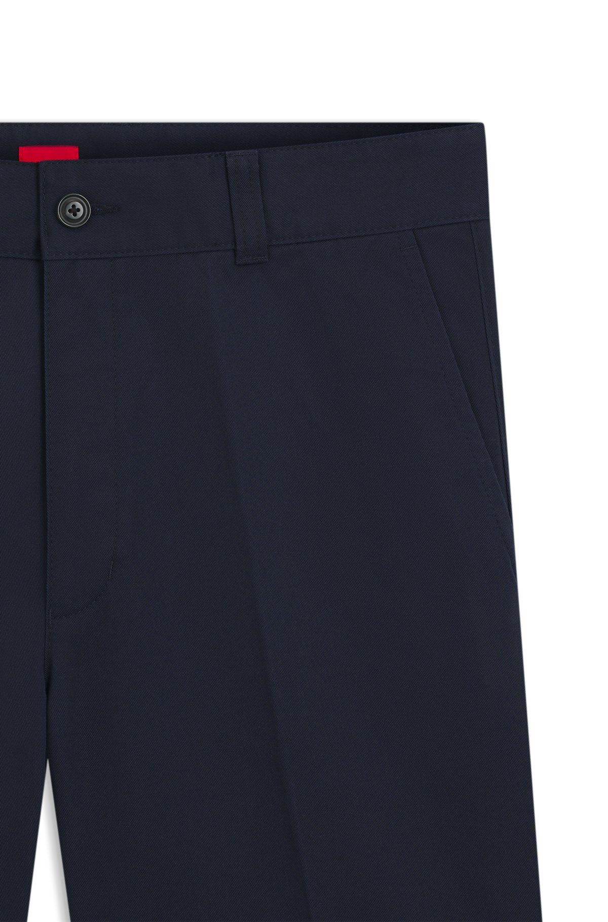 REGULAR-FIT SHORTS WITH SLIM LEG AND BUTTONED POCKETS - 6
