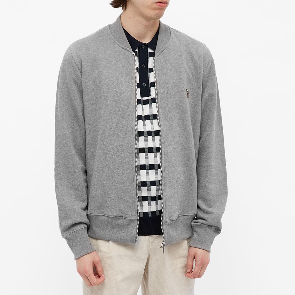 Paul Smith Zebra Zip Jersey Bomber - 5