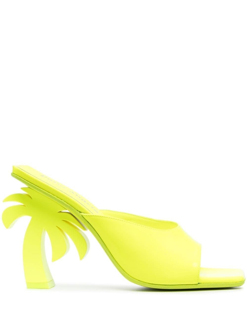 Palm Heel 110mm leather mules - 1