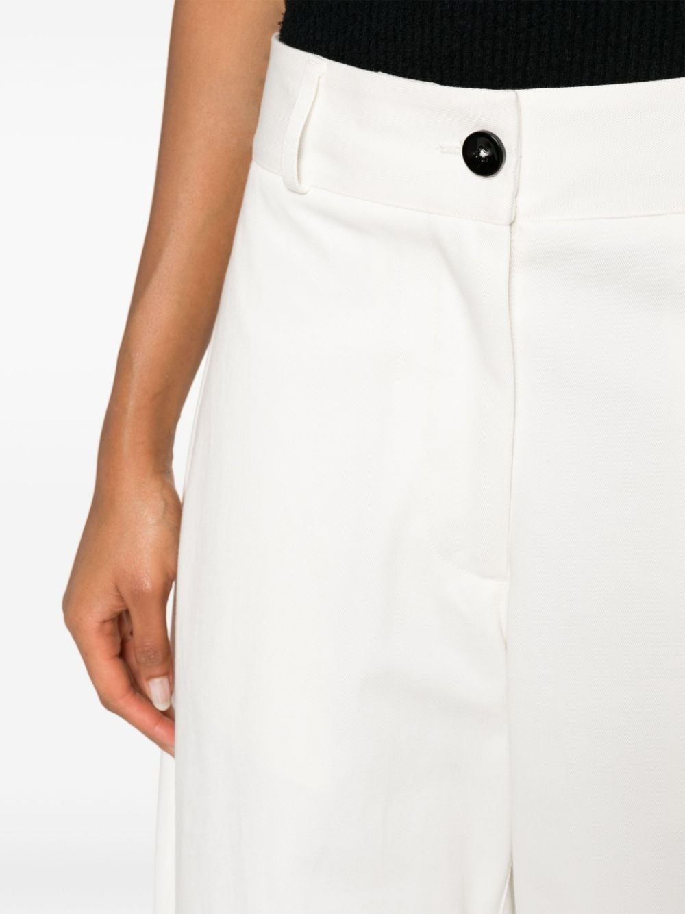 high-waist wide-leg trousers - 5