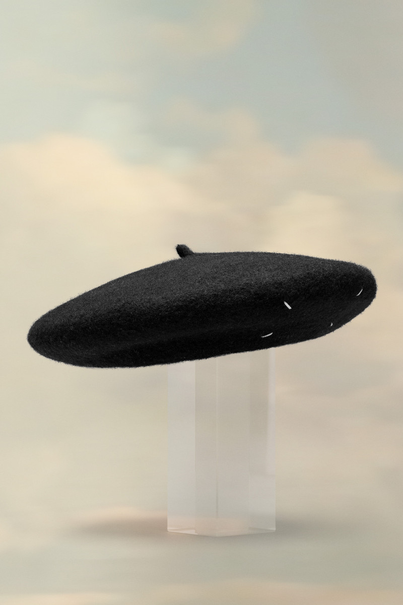 Maison Margiela Heavy wool beret outlook