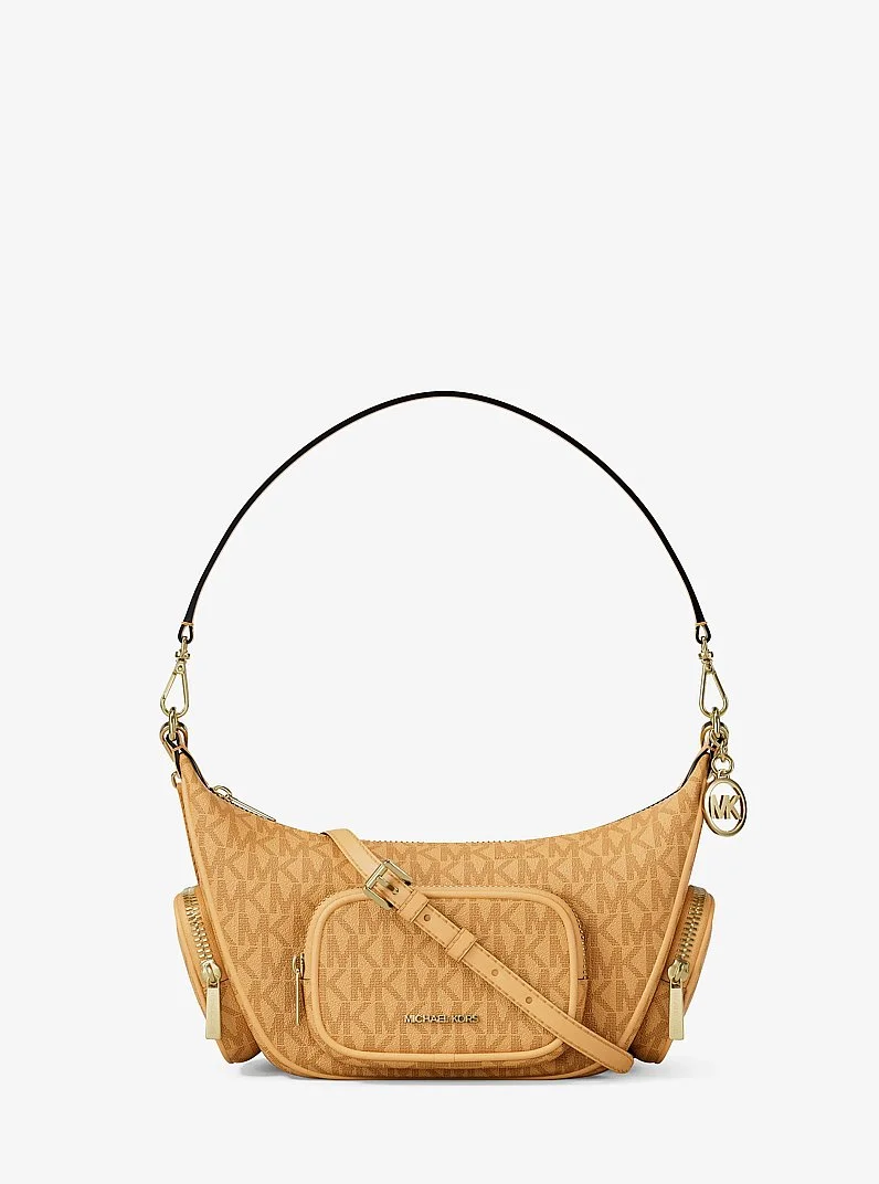 Merritt Small Signature Logo Convertible Shoulder Bag - 1