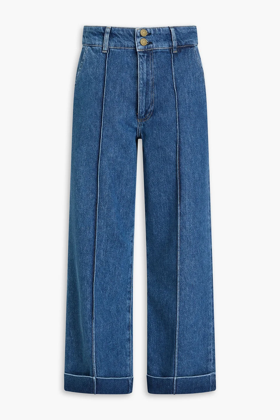 70s high-rise straight-leg jeans - 1