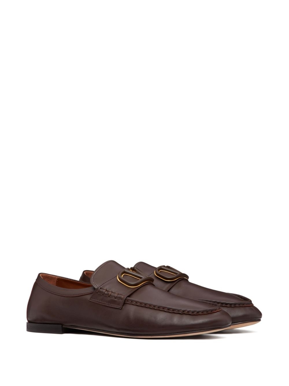 VLogo Signature leather loafers - 2