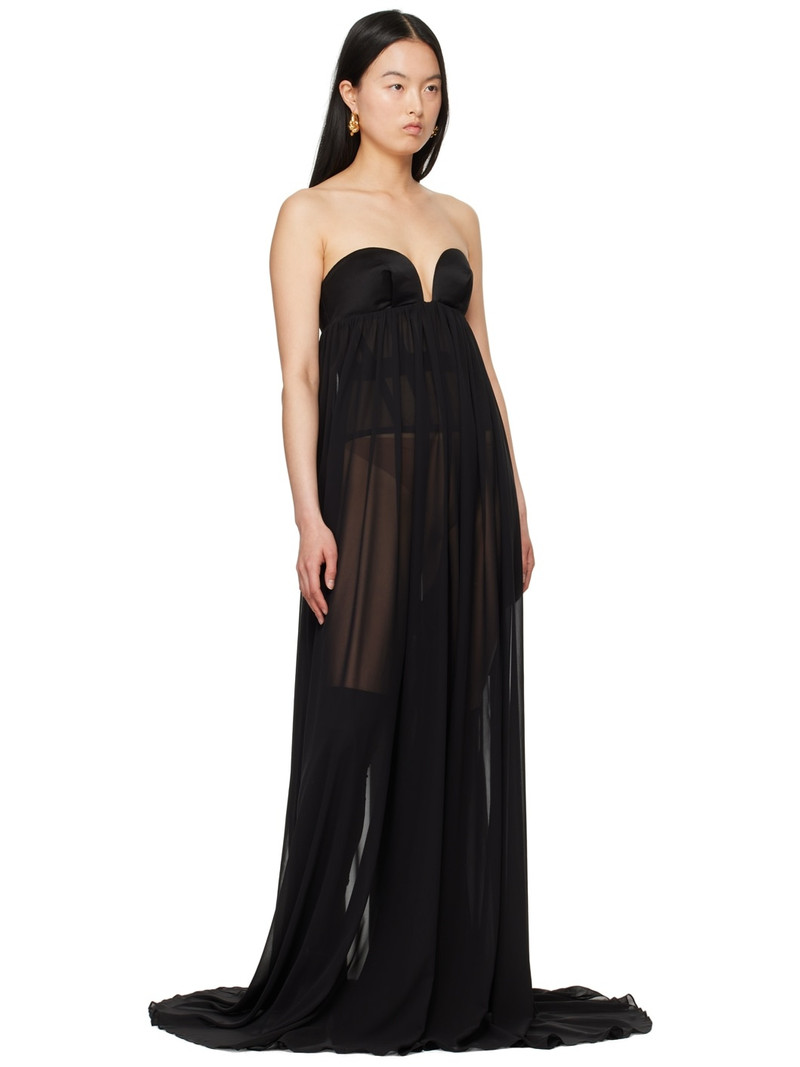 MÔNOT Black Sweetheart Jumpsuit outlook