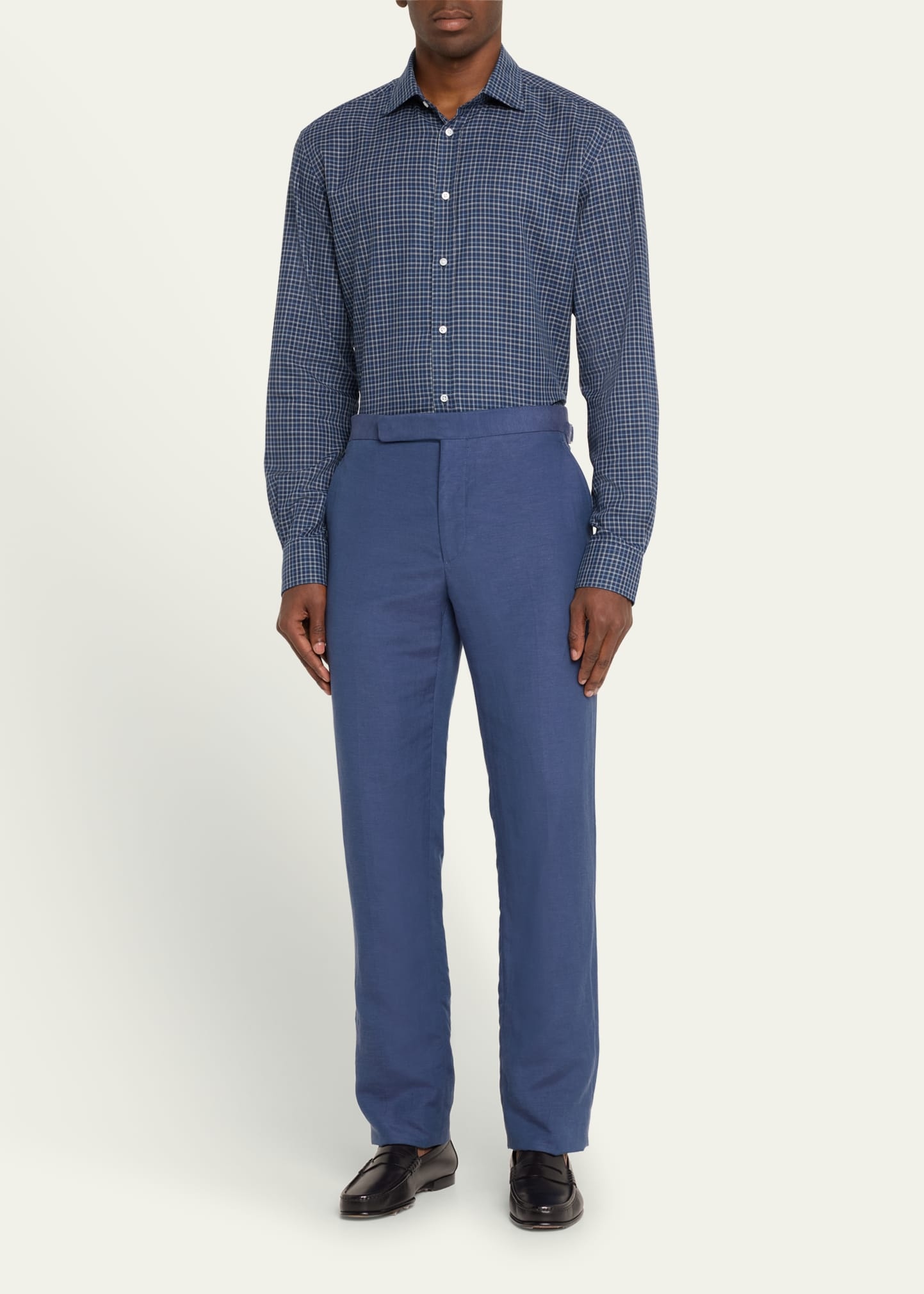 Men's Aston Double-Tattersal Flannel Shirt - 2
