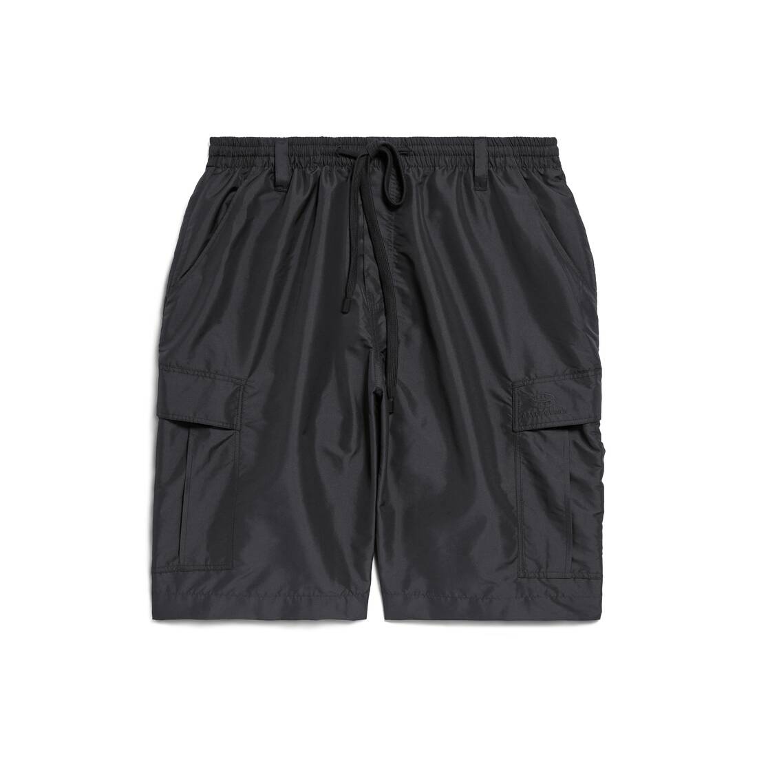 Men's Unity Sports Icon Swim Cargo Shorts in Black - 1