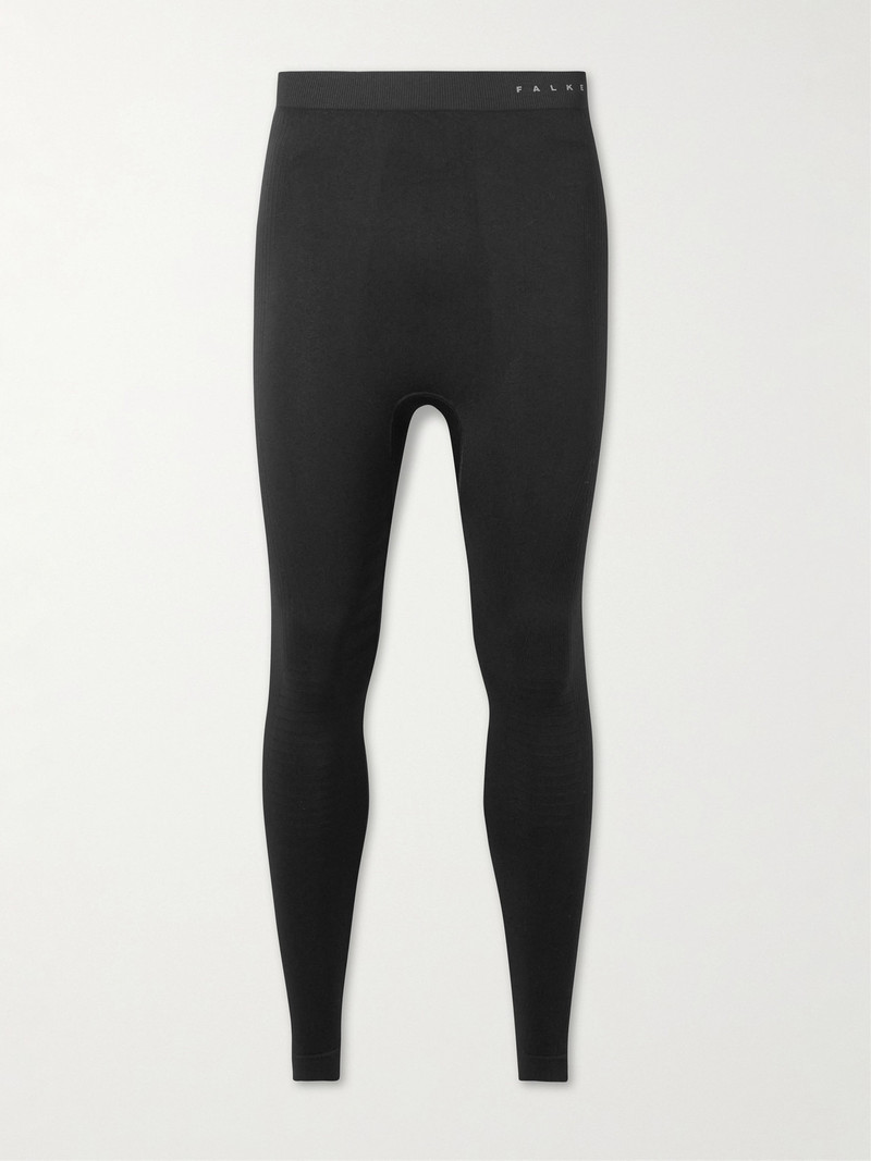 Recycled Ribbed-Knit Ski Tights 1