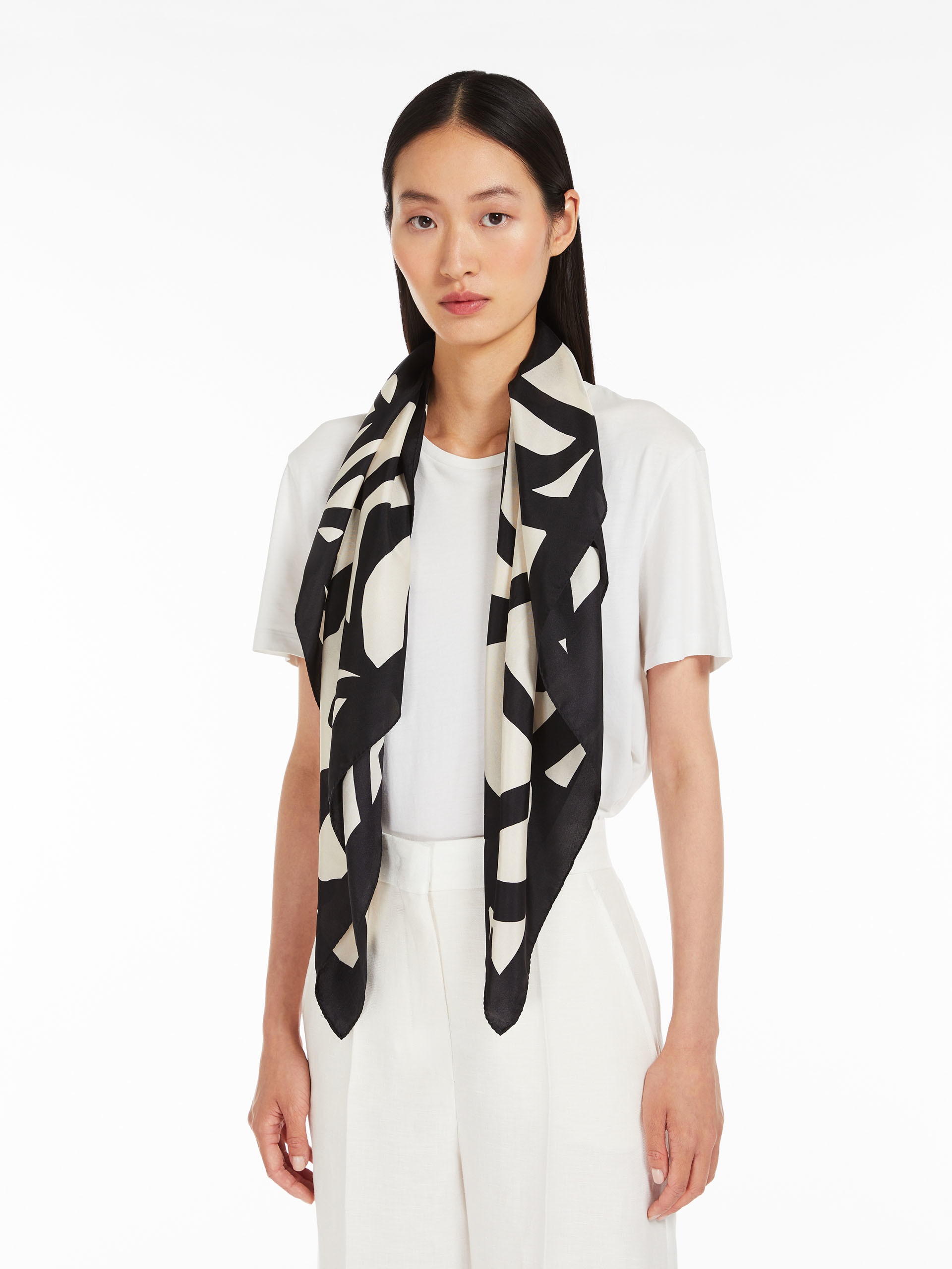 CARRE90 Printed silk scarf - 4