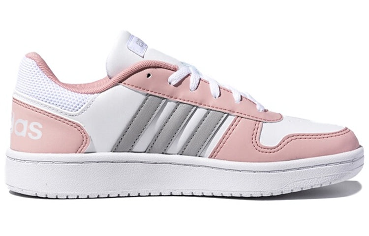 (WMNS) adidas neo Hoops 2.0 'Gray Pink Silver' FW5855 - 2