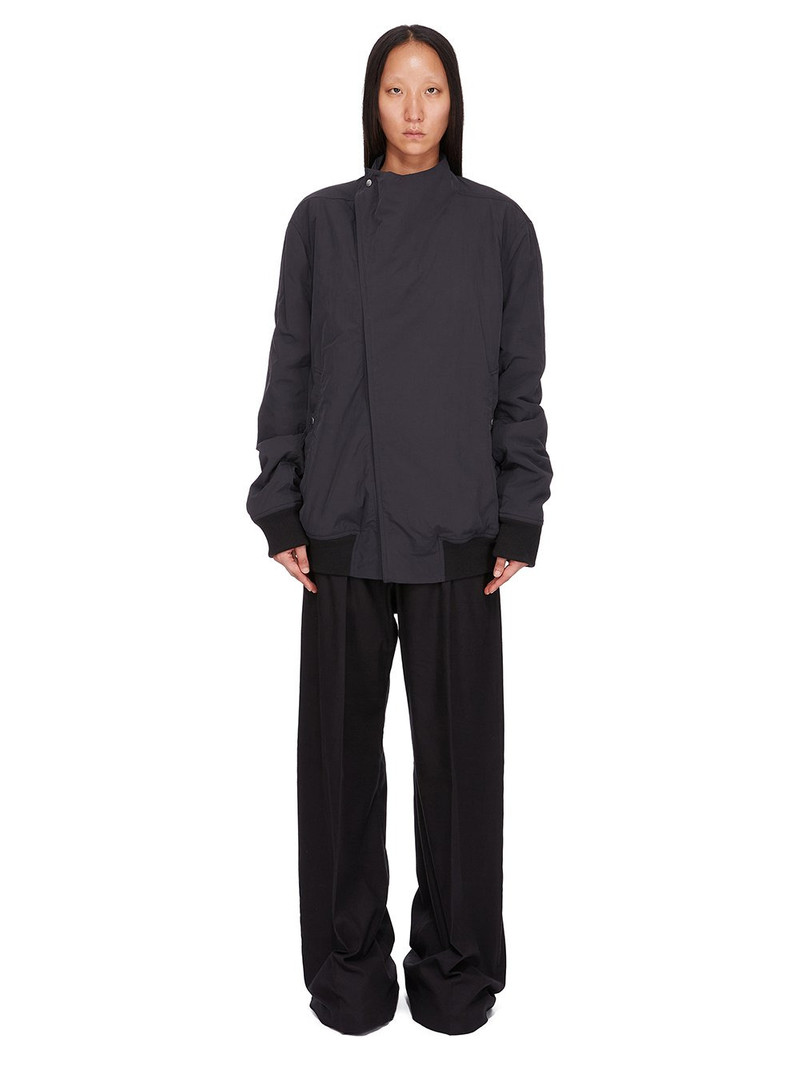 Rick Owens Black Concordians Tailored Wide Belas Trousers outlook